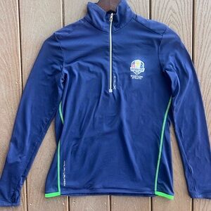 RLX Ralph Lauren Navy Golf Quarter-zip | Small